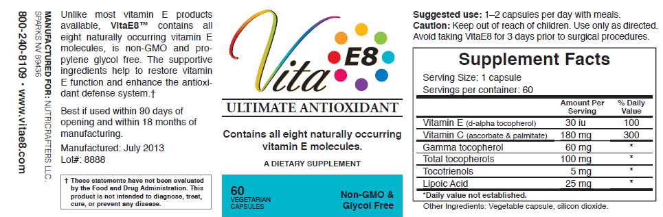 VitaE8 Label