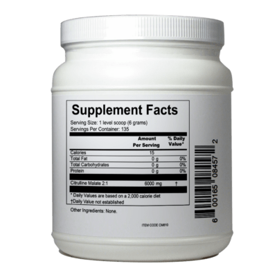 Citrulline 810g Supplement Facts