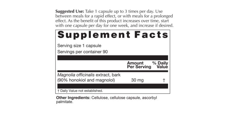 Magnolia 30mg Extract - NutriStand